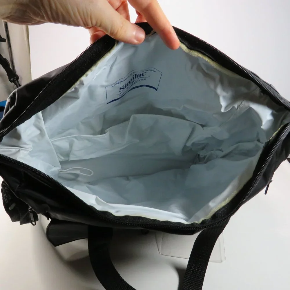 Diaper Bag Black New w/o Tags Water Resistant Hand & Shoulder Strap